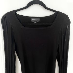 Premise Women’s Black Long Sleeve Top Size XS